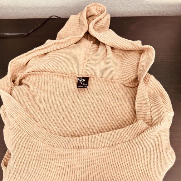 Rubz Y2K / 2000s waffle knit hoodie Large - Picture 5 of 10